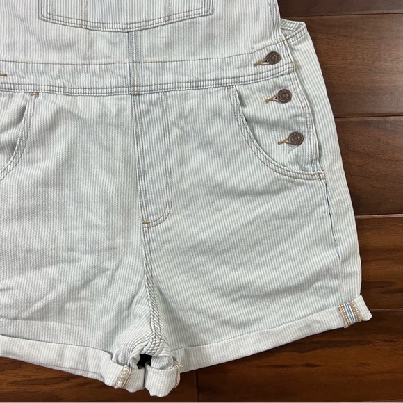 Levi's Size Medium Blue Stripey Vintage Shortalls - Picture 4 of 12